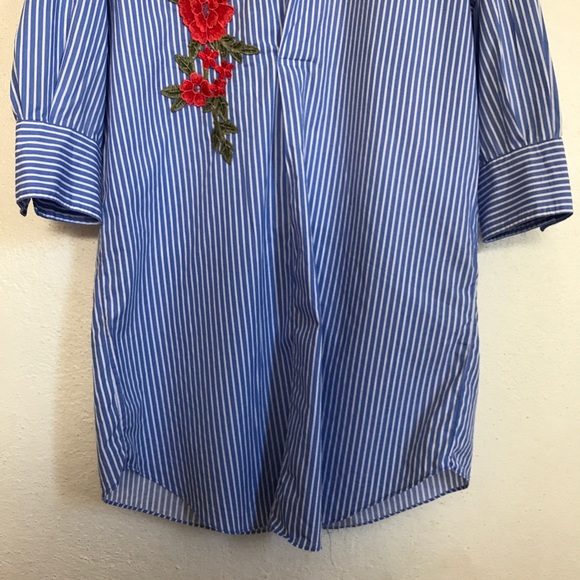 Zara Shirt Dress with Patch - Picture 4 of 8